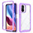 Coque Rebord Contour Silicone et Vitre Transparente Housse Etui 360 Degres ZJ4 pour Xiaomi Mi 11X Pro 5G Violet Clair