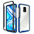 Coque Rebord Contour Silicone et Vitre Transparente Housse Etui 360 Degres ZJ4 pour Xiaomi Poco M2 Pro Petit