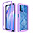 Coque Rebord Contour Silicone et Vitre Transparente Housse Etui 360 Degres ZJ4 pour Xiaomi Redmi 9 Power Petit