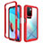 Coque Rebord Contour Silicone et Vitre Transparente Housse Etui 360 Degres ZJ4 pour Xiaomi Redmi Note 11 4G (2021) Rouge