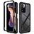 Coque Rebord Contour Silicone et Vitre Transparente Housse Etui 360 Degres ZJ4 pour Xiaomi Redmi Note 11 Pro+ Plus 5G Noir