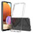 Coque Rebord Contour Silicone et Vitre Transparente Housse Etui 360 Degres ZJ5 pour Samsung Galaxy A32 4G Clair