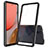 Coque Rebord Contour Silicone et Vitre Transparente Housse Etui 360 Degres ZJ5 pour Samsung Galaxy A72 4G Petit