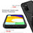Coque Rebord Contour Silicone et Vitre Transparente Housse Etui 360 Degres ZJ5 pour Samsung Galaxy F02S SM-E025F Petit