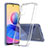 Coque Rebord Contour Silicone et Vitre Transparente Housse Etui 360 Degres ZJ5 pour Xiaomi Redmi Note 10 5G Petit