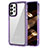 Coque Rebord Contour Silicone et Vitre Transparente Housse Etui AC1 pour Samsung Galaxy A33 5G Violet Clair