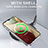 Coque Rebord Contour Silicone et Vitre Transparente Housse Etui AC1 pour Samsung Galaxy M12 Petit