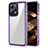 Coque Rebord Contour Silicone et Vitre Transparente Housse Etui AC1 pour Xiaomi Poco X5 5G Violet Clair