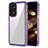 Coque Rebord Contour Silicone et Vitre Transparente Housse Etui AC1 pour Xiaomi Redmi Note 11 4G (2022) Violet Clair