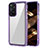 Coque Rebord Contour Silicone et Vitre Transparente Housse Etui AC1 pour Xiaomi Redmi Note 11 Pro 4G Violet Clair