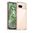 Coque Rebord Contour Silicone et Vitre Transparente Housse Etui J01S pour Google Pixel 8a 5G Clair