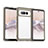 Coque Rebord Contour Silicone et Vitre Transparente Housse Etui J01S pour Google Pixel Fold 5G Gris