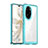 Coque Rebord Contour Silicone et Vitre Transparente Housse Etui J01S pour Huawei Honor 100 Pro 5G Bleu