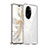 Coque Rebord Contour Silicone et Vitre Transparente Housse Etui J01S pour Huawei Honor 100 Pro 5G Clair