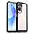 Coque Rebord Contour Silicone et Vitre Transparente Housse Etui J01S pour Huawei Honor 90 Lite 5G Noir