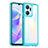 Coque Rebord Contour Silicone et Vitre Transparente Housse Etui J01S pour Huawei Honor X7a Petit