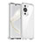 Coque Rebord Contour Silicone et Vitre Transparente Housse Etui J01S pour Huawei Nova 11 Clair