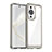 Coque Rebord Contour Silicone et Vitre Transparente Housse Etui J01S pour Huawei Nova 11 Gris