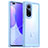 Coque Rebord Contour Silicone et Vitre Transparente Housse Etui J01S pour Huawei Nova 9 Pro Bleu Ciel