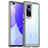 Coque Rebord Contour Silicone et Vitre Transparente Housse Etui J01S pour Huawei Nova 9 Pro Gris