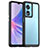 Coque Rebord Contour Silicone et Vitre Transparente Housse Etui J01S pour Oppo A1 Pro 5G Noir