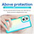 Coque Rebord Contour Silicone et Vitre Transparente Housse Etui J01S pour Oppo F21 Pro 5G Petit