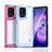 Coque Rebord Contour Silicone et Vitre Transparente Housse Etui J01S pour Oppo Find X5 5G Petit