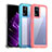 Coque Rebord Contour Silicone et Vitre Transparente Housse Etui J01S pour Oppo K9X 5G Petit