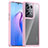 Coque Rebord Contour Silicone et Vitre Transparente Housse Etui J01S pour Oppo Reno8 Pro+ Plus 5G Rose