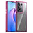 Coque Rebord Contour Silicone et Vitre Transparente Housse Etui J01S pour Oppo Reno8 Pro+ Plus 5G Violet Clair