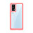 Coque Rebord Contour Silicone et Vitre Transparente Housse Etui J01S pour Vivo iQOO 7 India 5G Rose Rouge