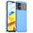 Coque Rebord Contour Silicone et Vitre Transparente Housse Etui J01S pour Xiaomi Poco M5 4G Clair