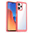 Coque Rebord Contour Silicone et Vitre Transparente Housse Etui J01S pour Xiaomi Poco M6 Pro 5G Rouge