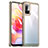 Coque Rebord Contour Silicone et Vitre Transparente Housse Etui J01S pour Xiaomi Redmi Note 10T 5G Petit