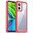 Coque Rebord Contour Silicone et Vitre Transparente Housse Etui J01S pour Xiaomi Redmi Note 11E 5G Rouge