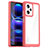 Coque Rebord Contour Silicone et Vitre Transparente Housse Etui J01S pour Xiaomi Redmi Note 12 Pro 5G Petit