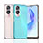 Coque Rebord Contour Silicone et Vitre Transparente Housse Etui J02S pour Huawei Honor 90 Lite 5G Petit