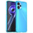 Coque Rebord Contour Silicone et Vitre Transparente Housse Etui J02S pour Realme 9i 5G Bleu