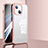 Coque Rebord Contour Silicone et Vitre Transparente Housse Etui LD1 pour Apple iPhone 13 Or Rose