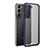 Coque Rebord Contour Silicone et Vitre Transparente Housse Etui M02 pour Samsung Galaxy S21 5G Bleu