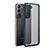 Coque Rebord Contour Silicone et Vitre Transparente Housse Etui M02 pour Samsung Galaxy S21 FE 5G Bleu