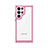 Coque Rebord Contour Silicone et Vitre Transparente Housse Etui M03 pour Samsung Galaxy S21 Ultra 5G Or Rose