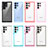 Coque Rebord Contour Silicone et Vitre Transparente Housse Etui M03 pour Samsung Galaxy S21 Ultra 5G Petit