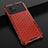 Coque Rebord Contour Silicone et Vitre Transparente Housse Etui M05 pour Vivo iQOO 9 5G Rouge