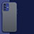 Coque Rebord Contour Silicone et Vitre Transparente Housse Etui P01 pour Vivo V23 Pro 5G Bleu