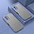 Coque Rebord Contour Silicone et Vitre Transparente Housse Etui P01 pour Xiaomi Poco X3 GT 5G Gris Lavende