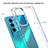 Coque Rebord Contour Silicone et Vitre Transparente Housse Etui pour Motorola Moto Edge 20 5G Petit