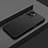 Coque Rebord Contour Silicone et Vitre Transparente Housse Etui pour Oppo A56S 5G Noir