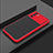 Coque Rebord Contour Silicone et Vitre Transparente Housse Etui pour Oppo K9 Pro 5G Rouge