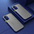Coque Rebord Contour Silicone et Vitre Transparente Housse Etui pour Xiaomi Poco F3 5G Bleu